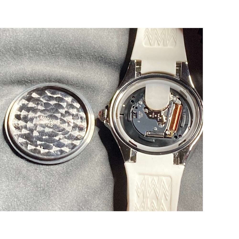 Michele Jelly Bean Tahitian KU15826 Women's Watch 34mm -Fresh Battery WR *READ* - Picture 13 of 14